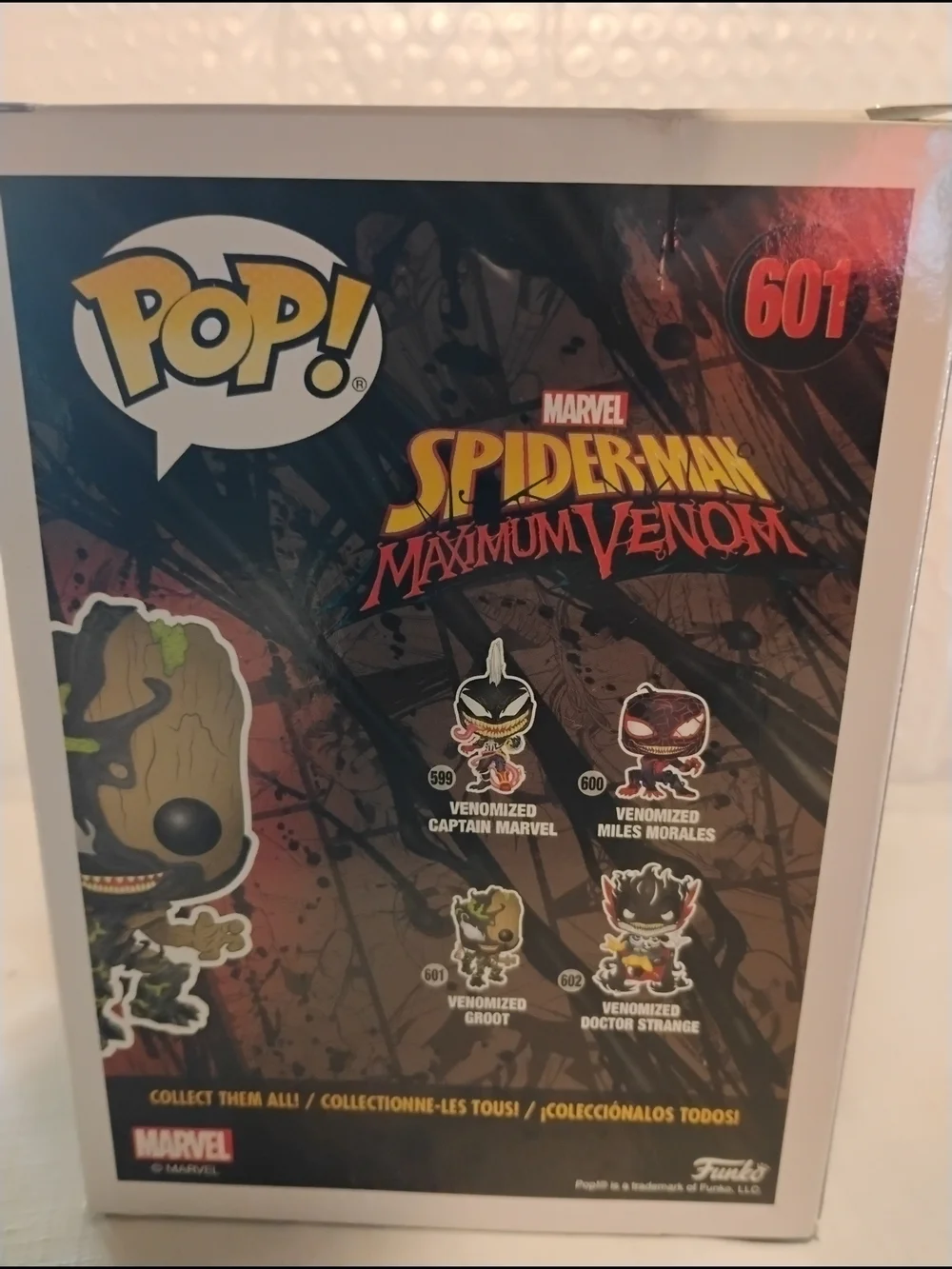 Funko POP! Venomized Groot #601 - Black & Brown Vinyl Figure